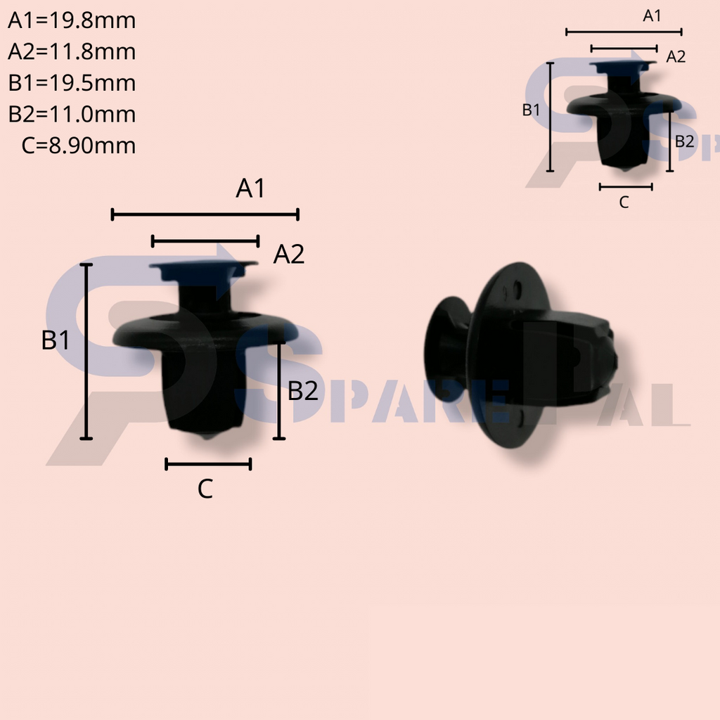 SparePal  Fastener & Clip SPL-11070
