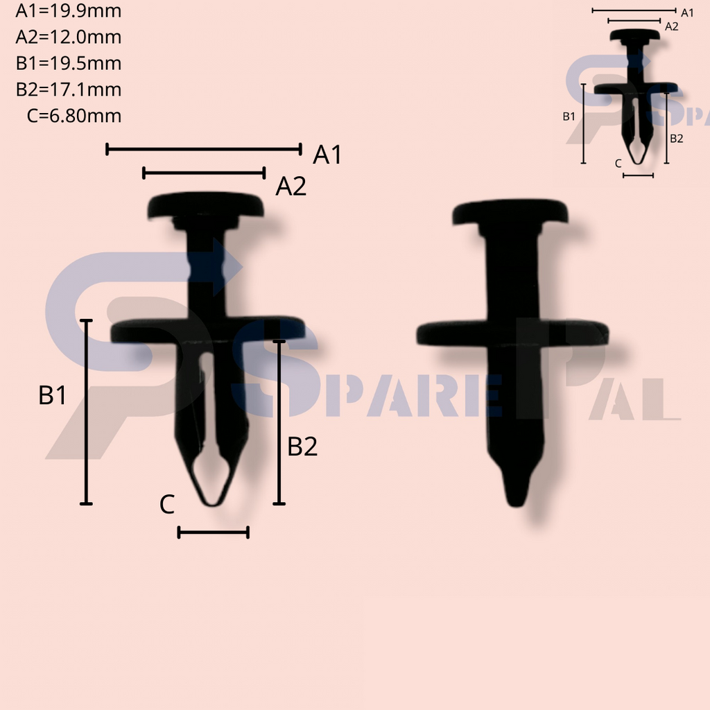 SparePal  Fastener & Clip SPL-11097