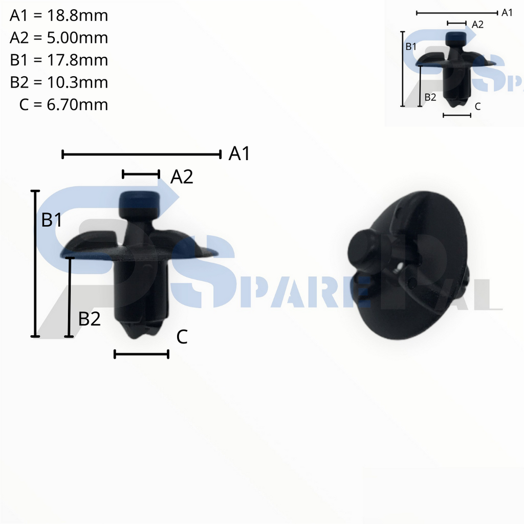 SparePal  Fastener & Clip SPL-11101