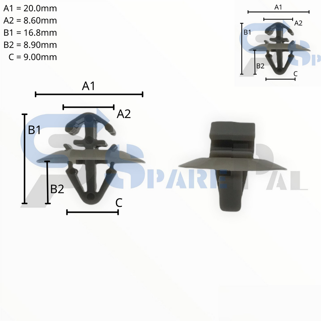 SparePal  Fastener & Clip SPL-11116