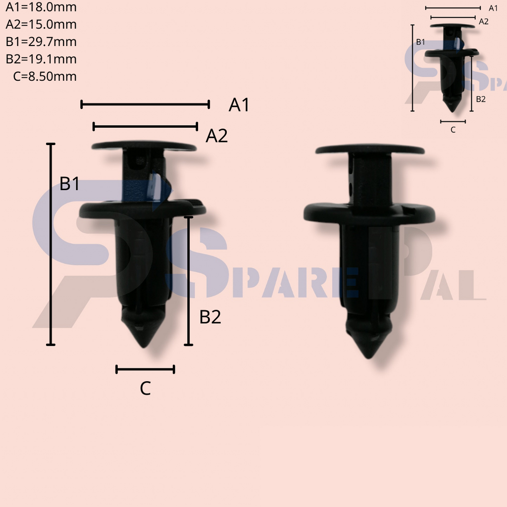 SparePal  Fastener & Clip SPL-11139