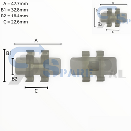 SparePal  Fastener & Clip SPL-11160