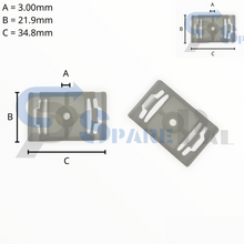 画像をギャラリービューアに読み込む, SparePal  Fastener &amp; Clip SPL-11174