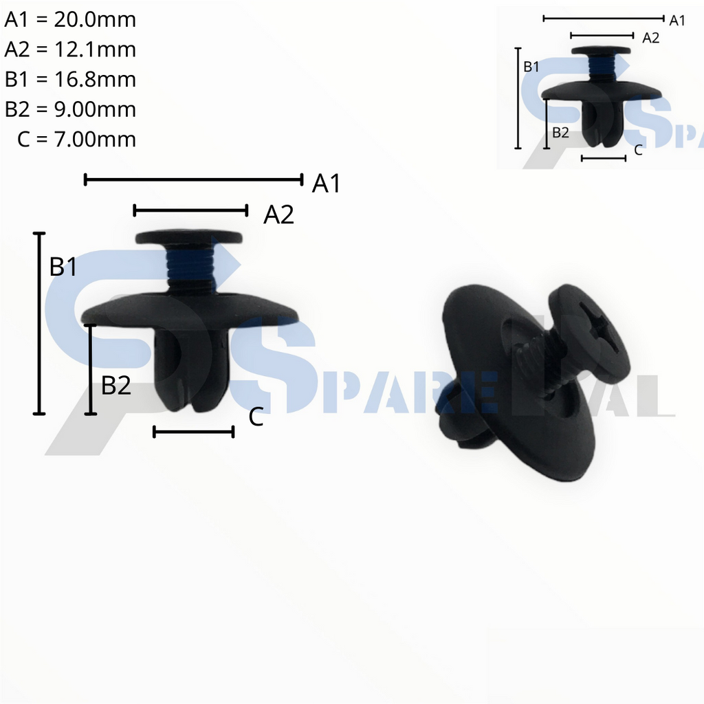 SparePal  Fastener & Clip SPL-11180