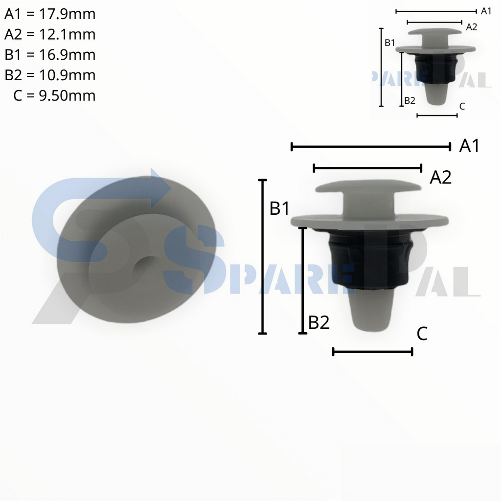 SparePal  Fastener & Clip SPL-11185