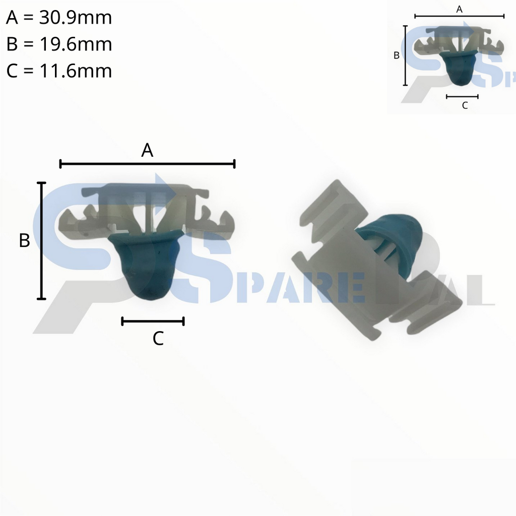 SparePal  Fastener & Clip SPL-11198