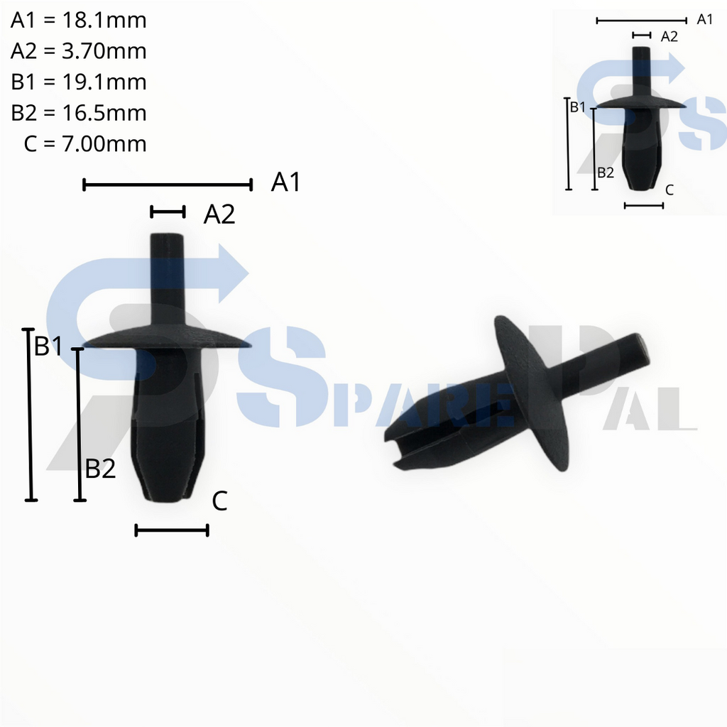 SparePal  Fastener & Clip SPL-11200