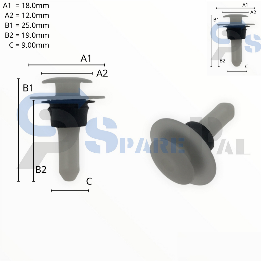 SparePal  Fastener & Clip SPL-11204