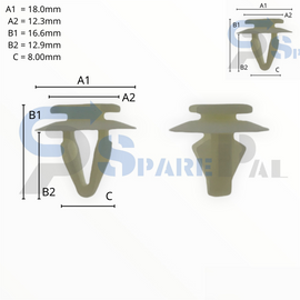 SparePal  Fastener & Clip SPL-11206