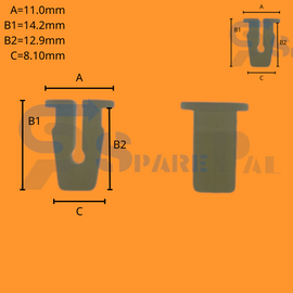 SparePal  Fastener & Clip SPL-11208