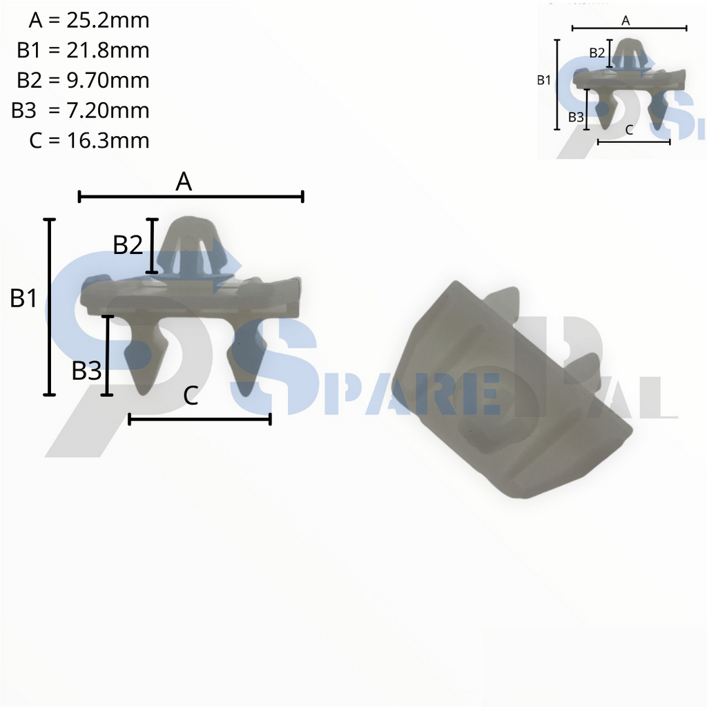 SparePal  Fastener & Clip SPL-11216
