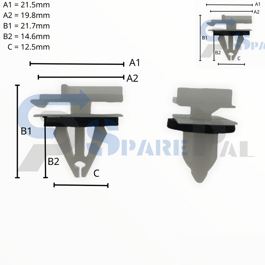 SparePal  Fastener & Clip SPL-11220