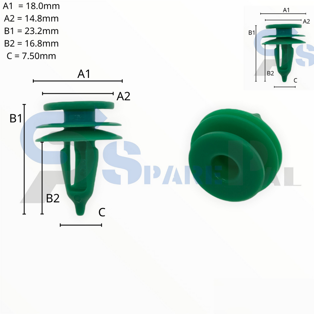 SparePal  Fastener & Clip SPL-11240