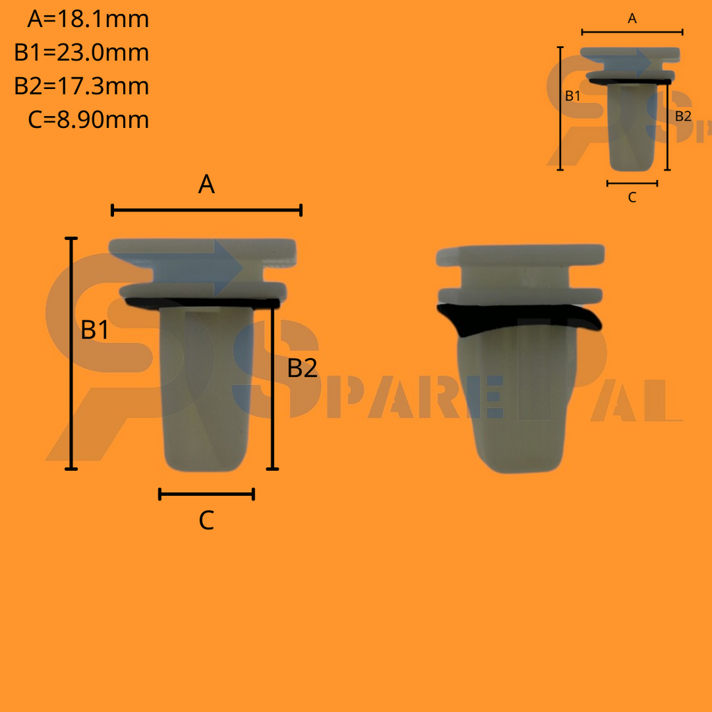 SparePal  Fastener & Clip SPL-11258