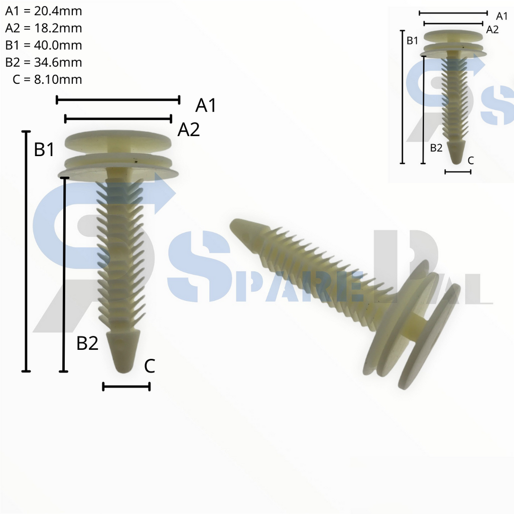 SparePal  Fastener & Clip SPL-11263