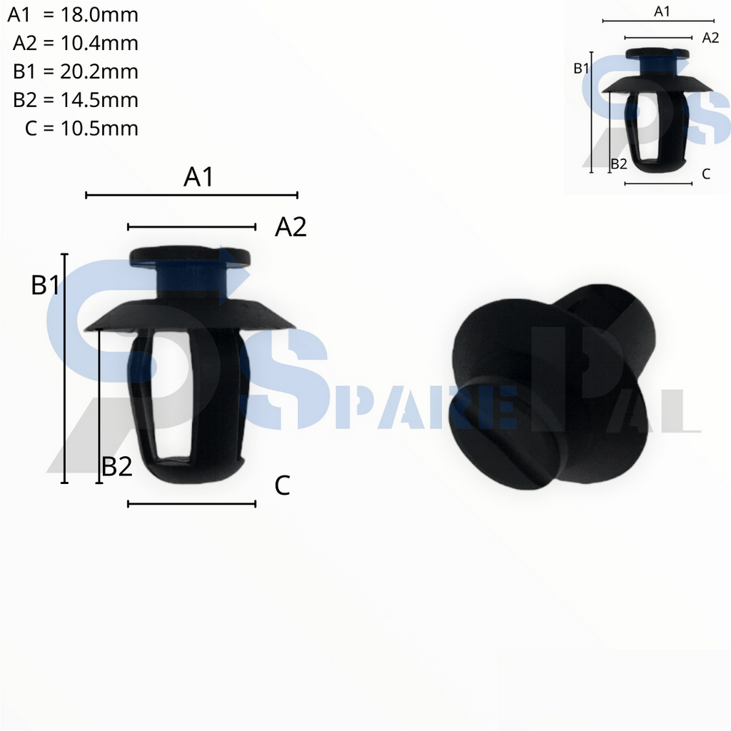 SparePal  Fastener & Clip SPL-11264