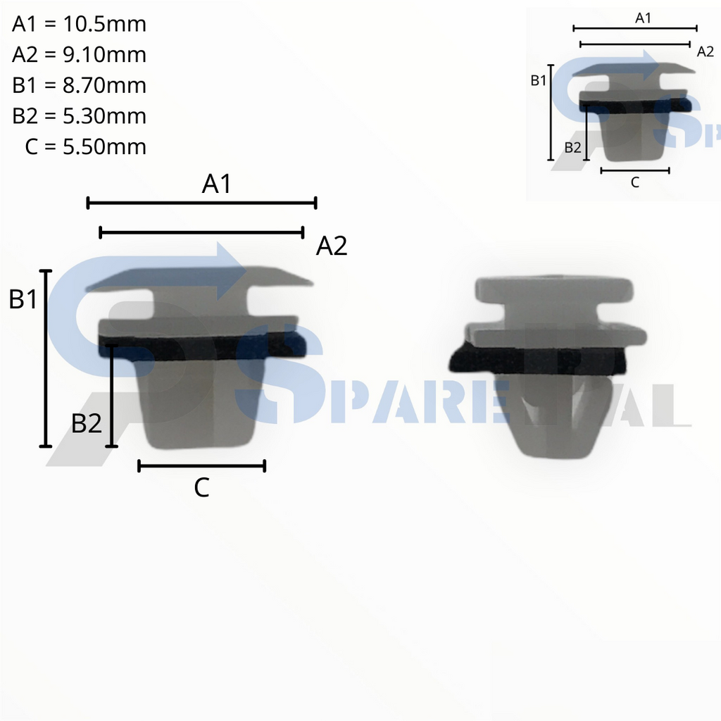 SparePal  Fastener & Clip SPL-11266