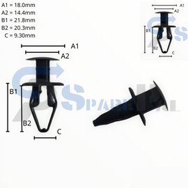 SparePal  Fastener & Clip SPL-11312