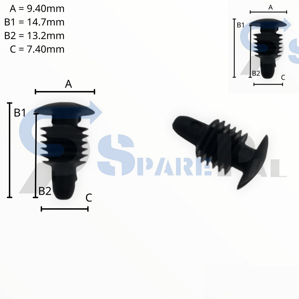 SparePal  Fastener & Clip SPL-11364