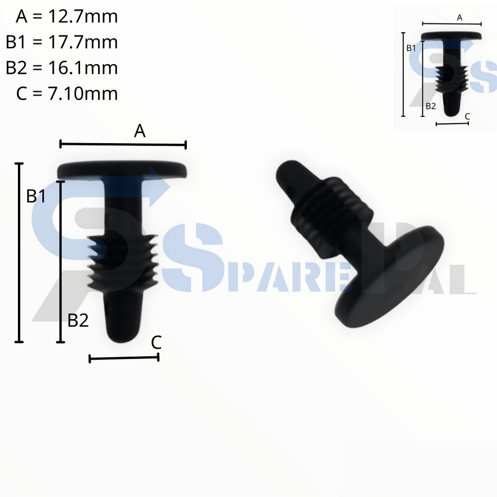 SparePal  Fastener & Clip SPL-11374