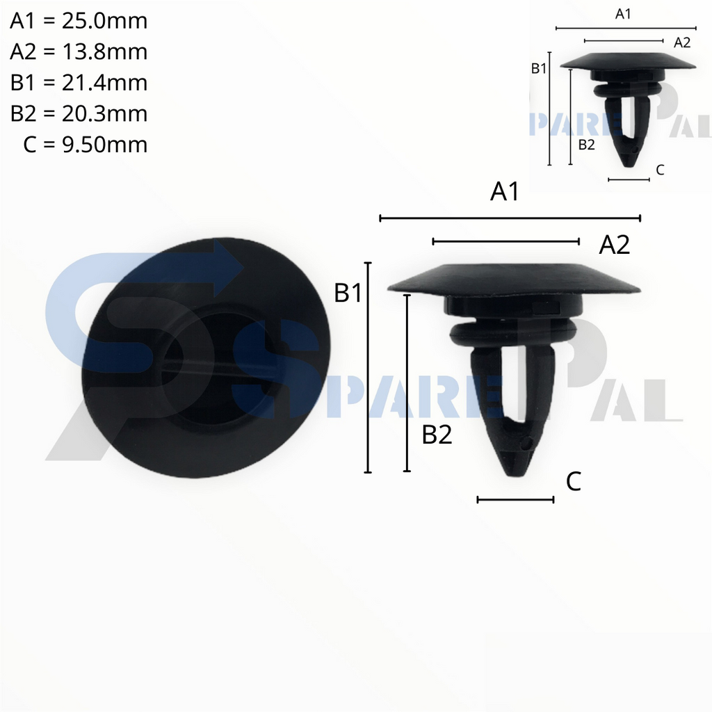 SparePal  Fastener & Clip SPL-11404