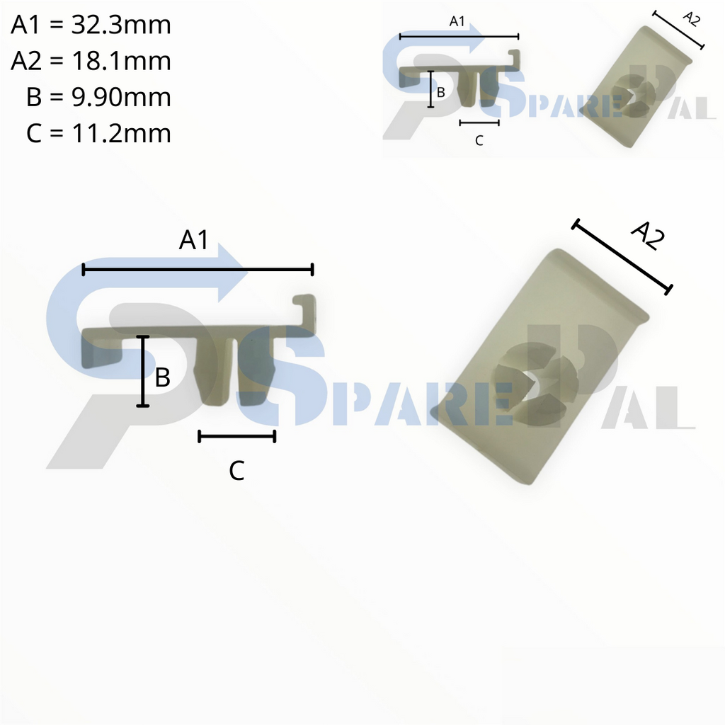 SparePal  Fastener & Clip SPL-11434