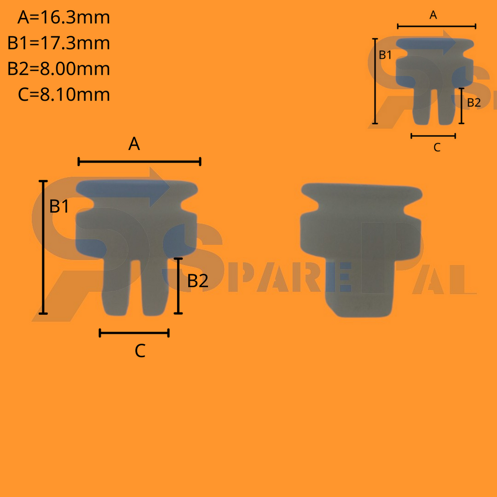 SparePal  Fastener & Clip SPL-11563