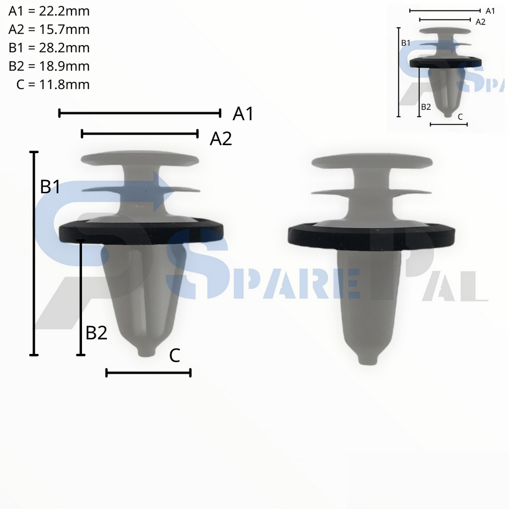 SparePal  Fastener & Clip SPL-11603