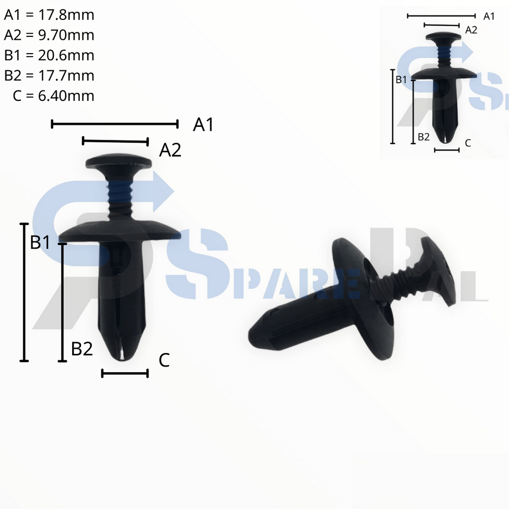 SparePal  Fastener & Clip SPL-11631