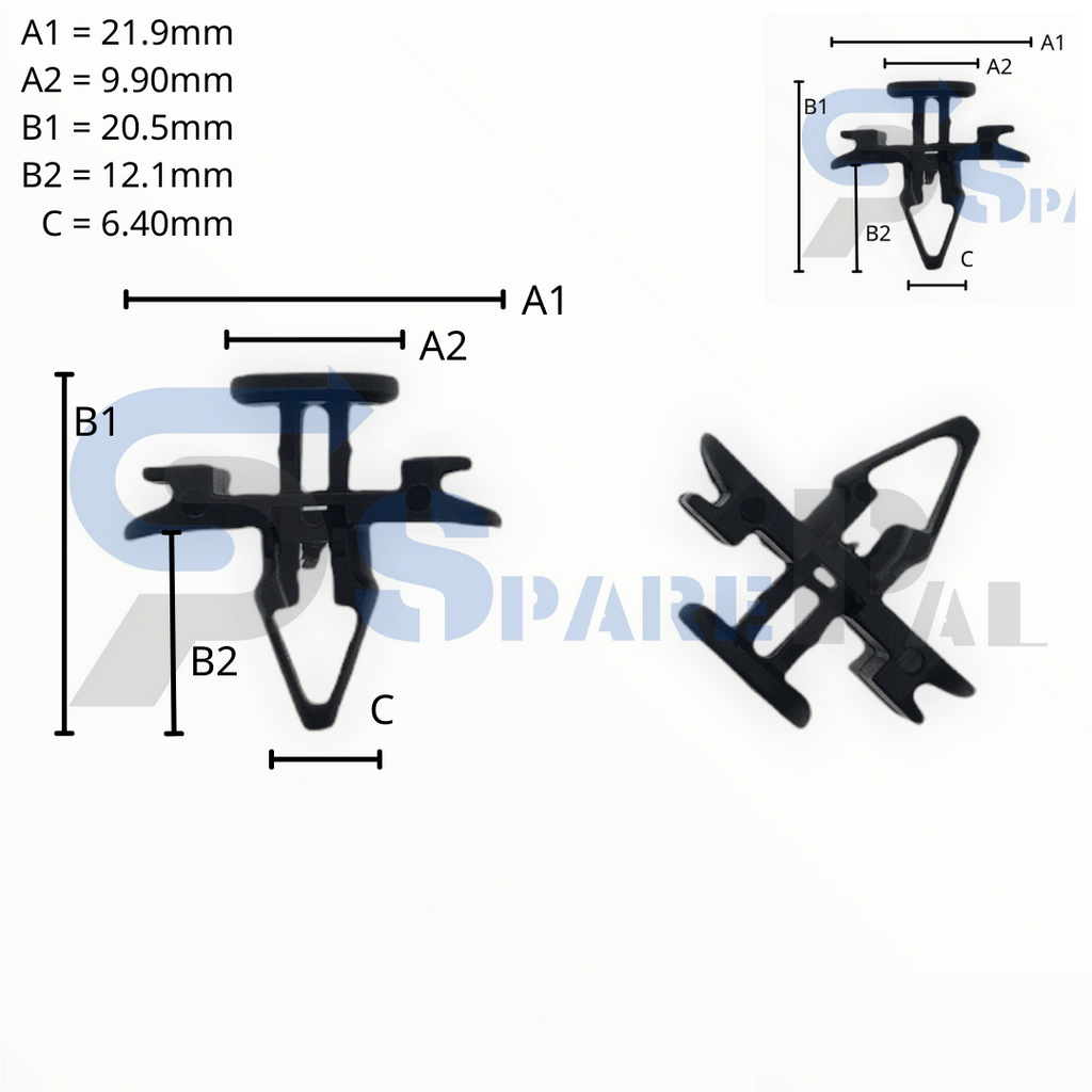 SparePal  Fastener & Clip SPL-11642