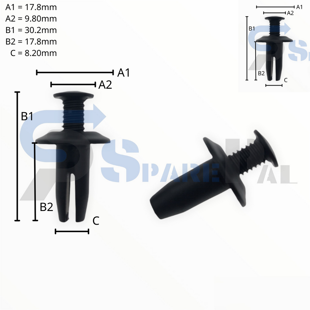 SparePal  Fastener & Clip SPL-11648
