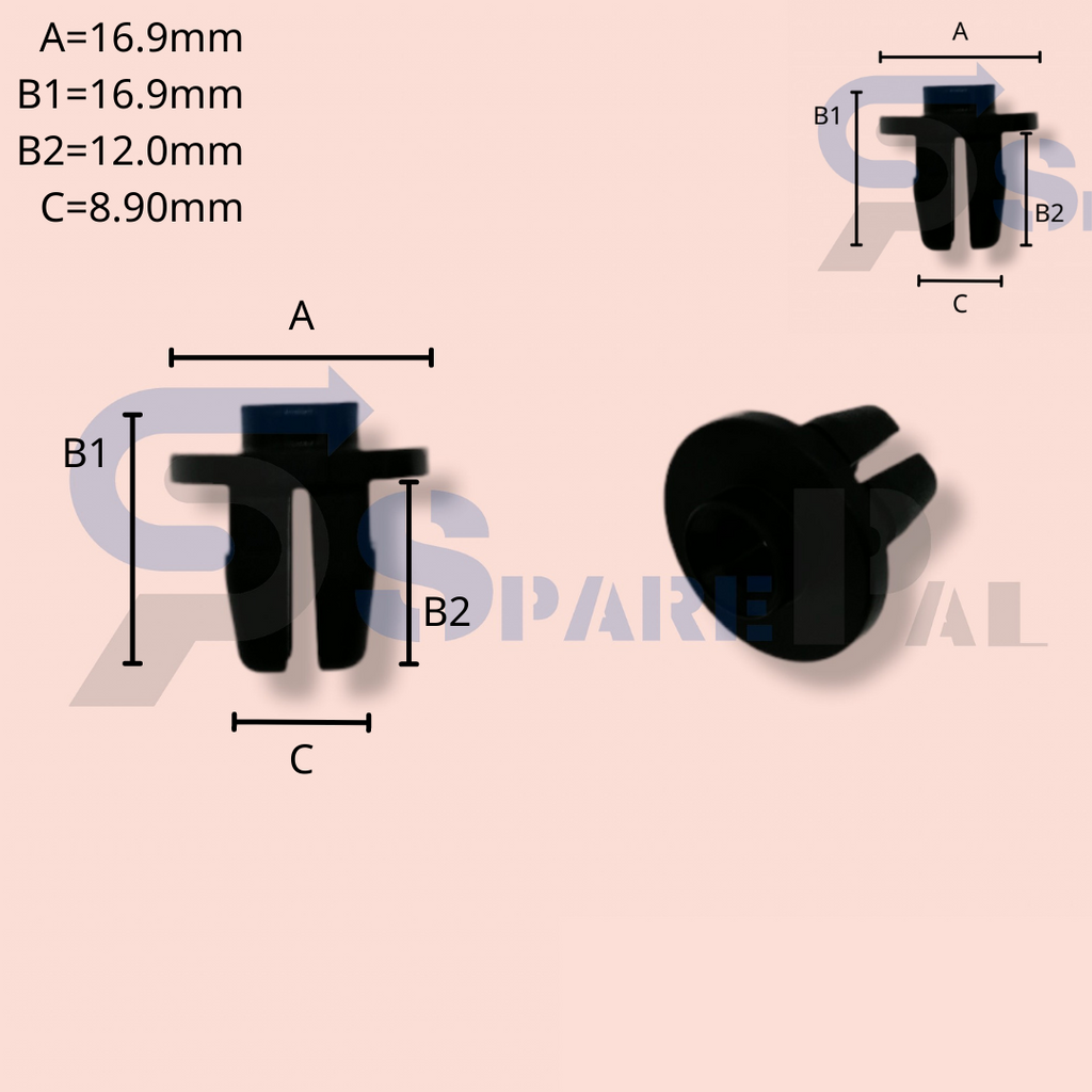 SparePal  Fastener & Clip SPL-11653
