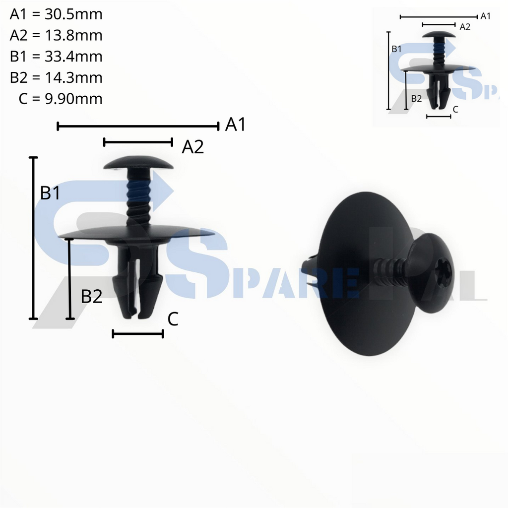 SparePal  Fastener & Clip SPL-11657