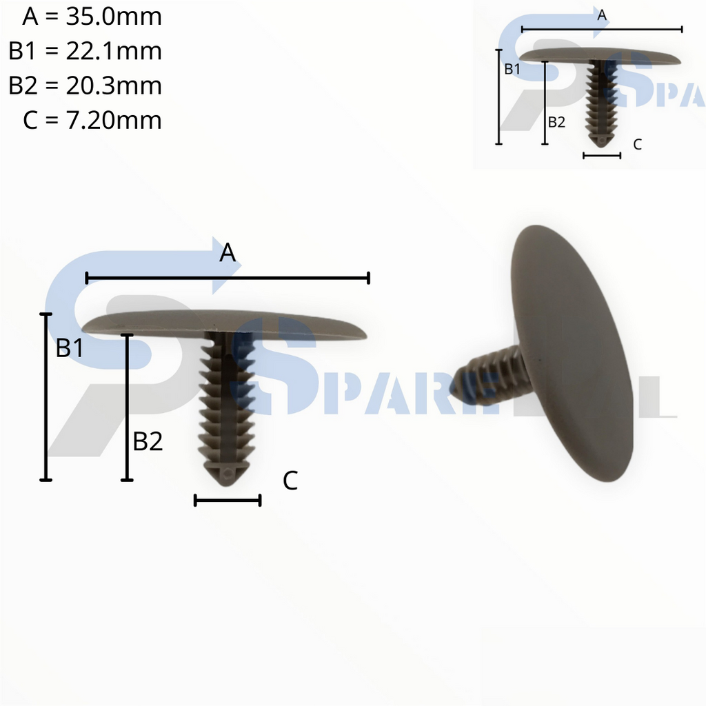 SparePal  Fastener & Clip SPL-11662