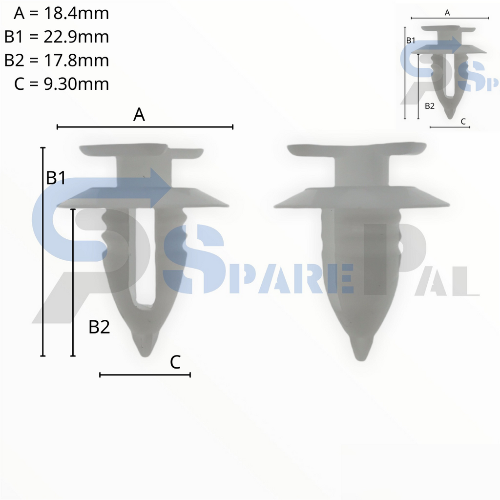 SparePal  Fastener & Clip SPL-11679