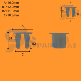 SparePal  Fastener & Clip SPL-11690