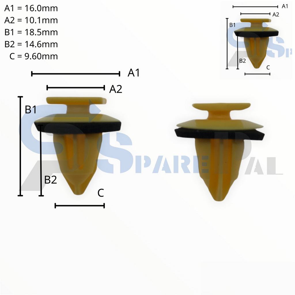 SparePal  Fastener & Clip SPL-11724
