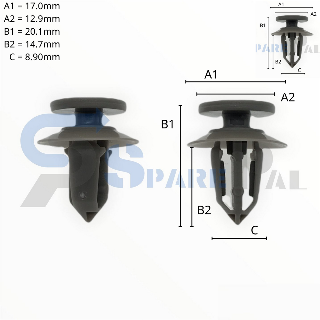SparePal  Fastener & Clip SPL-11733