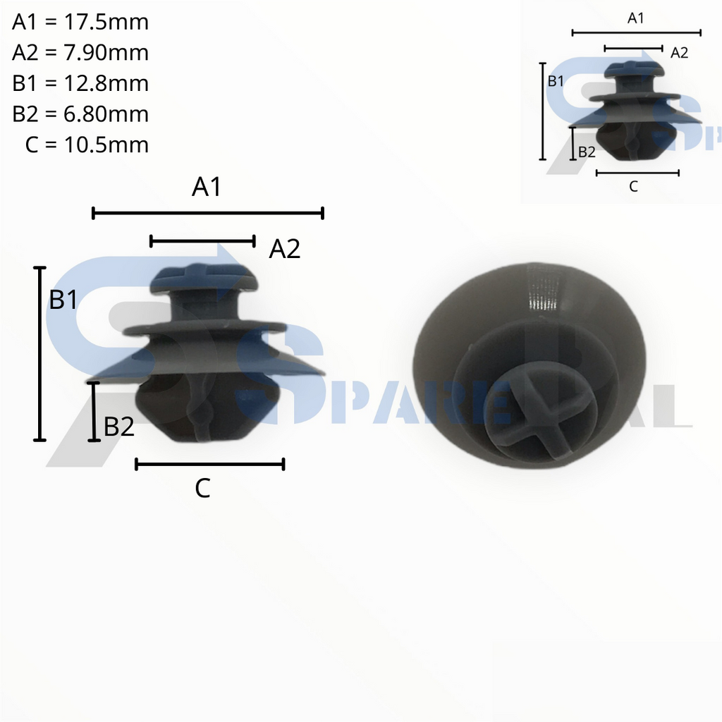 SparePal  Fastener & Clip SPL-11734