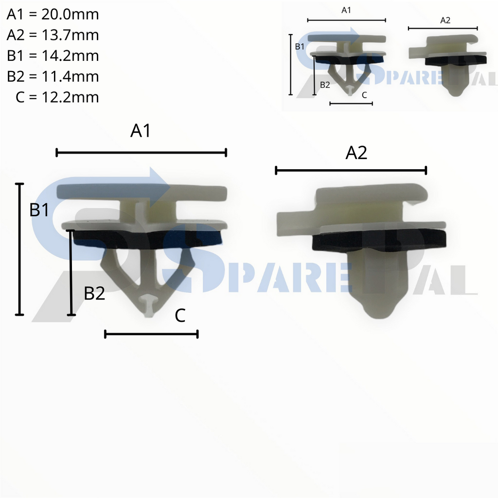 SparePal  Fastener & Clip SPL-11745