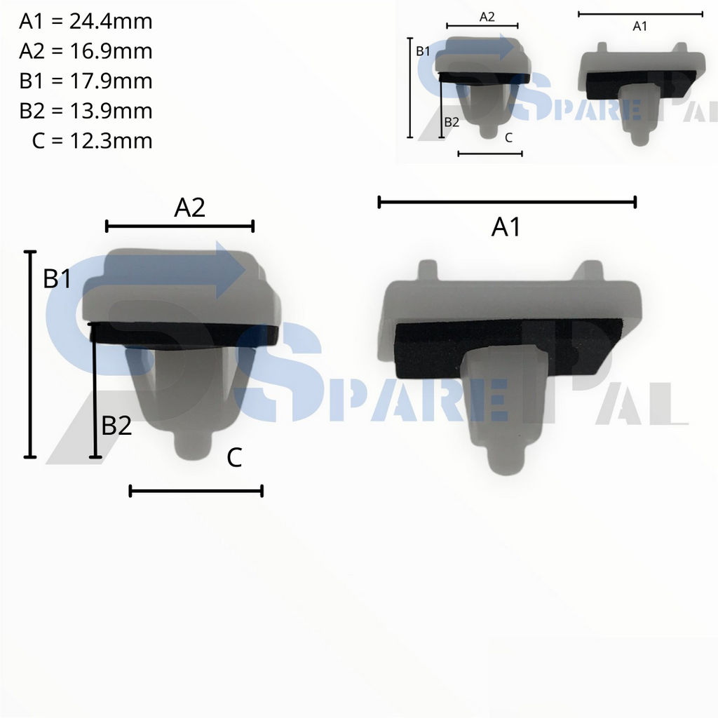 SparePal  Fastener & Clip SPL-11762