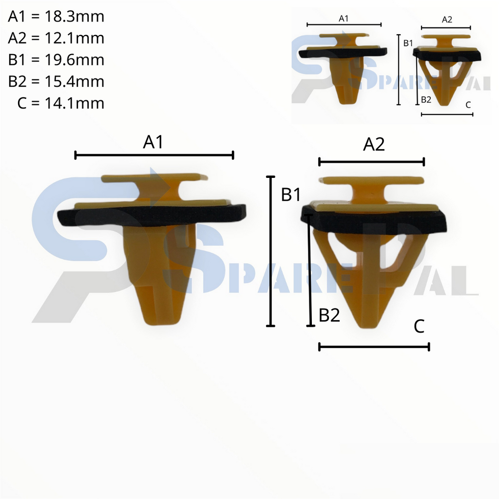 SparePal  Fastener & Clip SPL-11767