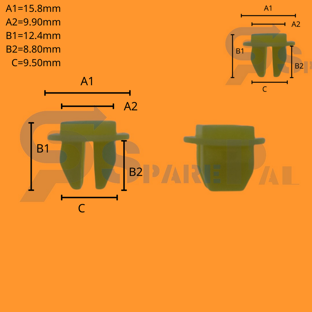 SparePal  Fastener & Clip SPL-11883