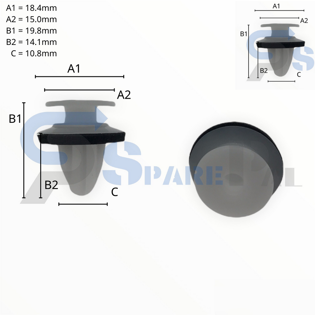 SparePal  Fastener & Clip SPL-11893