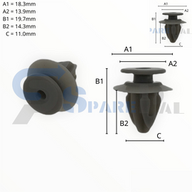 SparePal  Fastener & Clip SPL-11899