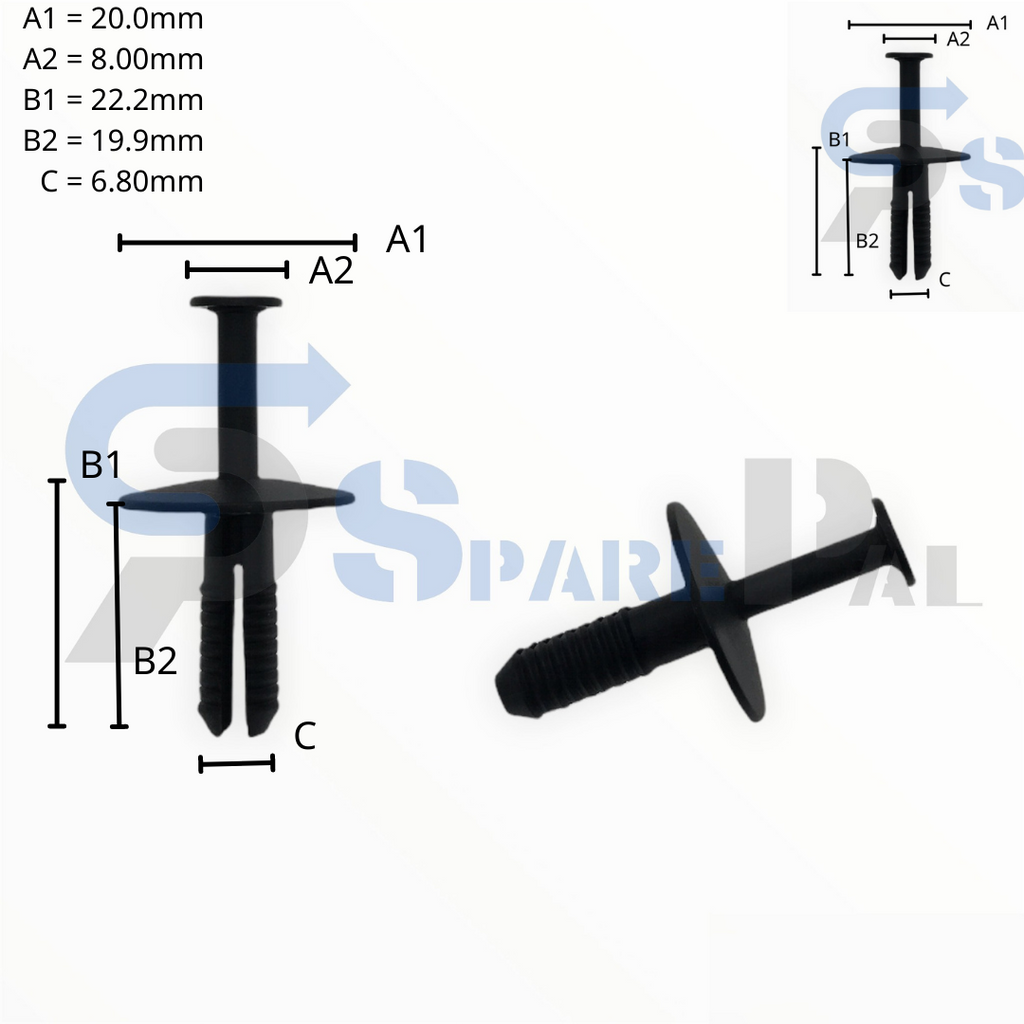 SparePal  Fastener & Clip SPL-11916