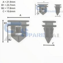 画像をギャラリービューアに読み込む, SparePal  Fastener &amp; Clip SPL-12057