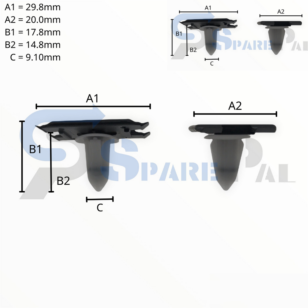 SparePal  Fastener & Clip SPL-12059