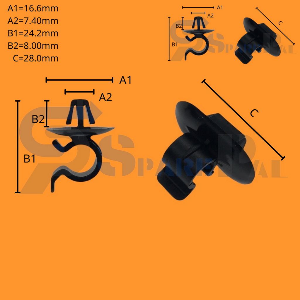 SparePal  Fastener & Clip SPL-12083